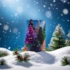 Colorful lights decorate Christmas tree festive atmosphere home ornaments 🎄 Specification image